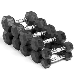 Gym Training Durable Customized Logo Colored Rubber Encased Gim Set Dumbbell Set Hex Dumbbell 5Lb