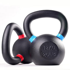 SEONZIT Gravity Black Cast Iron Powder Coated Kettlebell