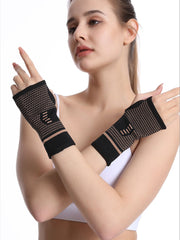 1pc nylon copper fiber knitted wrist palm protecter brace