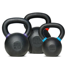 SEONZIT Gravity Black Cast Iron Powder Coated Kettlebell