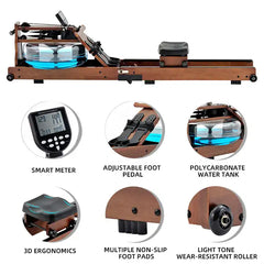 SEONZIT Ultra-Quiet Household Foldable Rowing Machine.